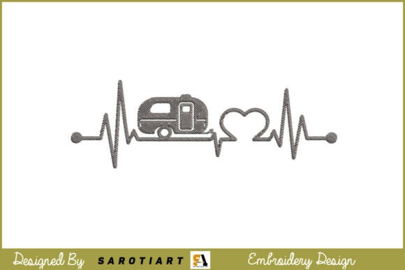 Camping Heartbeat Embroidery Design: A Review for Gift Makers