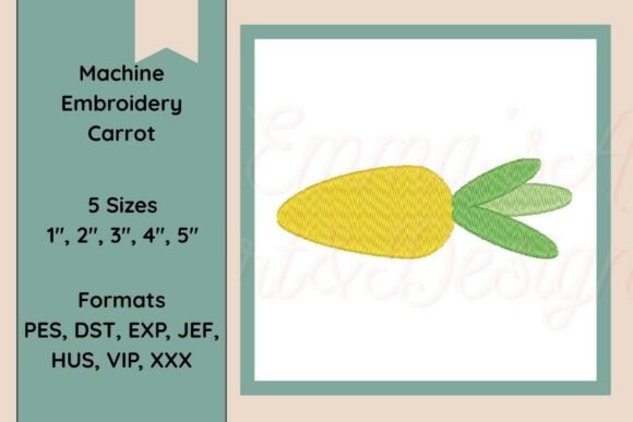 Easter Carrot Embroidery: A Seller’s Review for Etsy & Small Shop Success