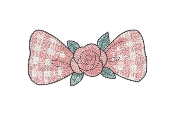 Floral Bow Embroidery Design Set Review for Business Use