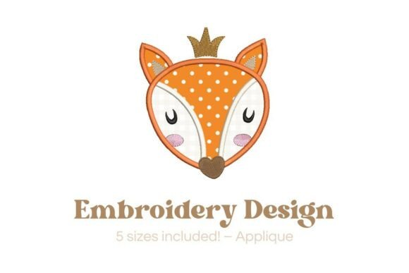 Kids Fox Embroidery Applique Design Review