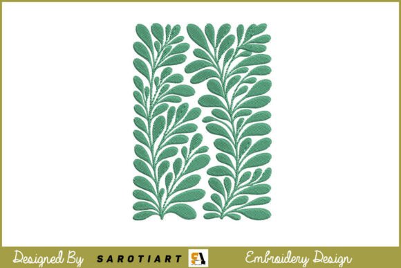 Leaf Boho Style Embroidery Design Review for Etsy Sellers