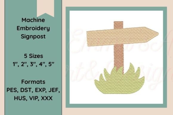 Machine Embroidery Signpost Design Review