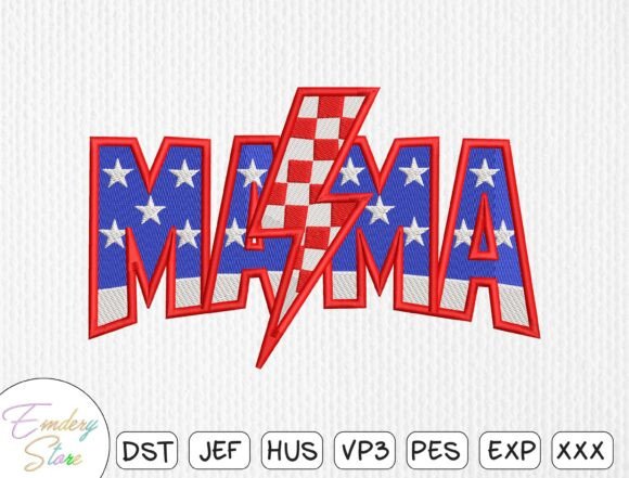 Mama Lightning Bolt Embroidery Design Review