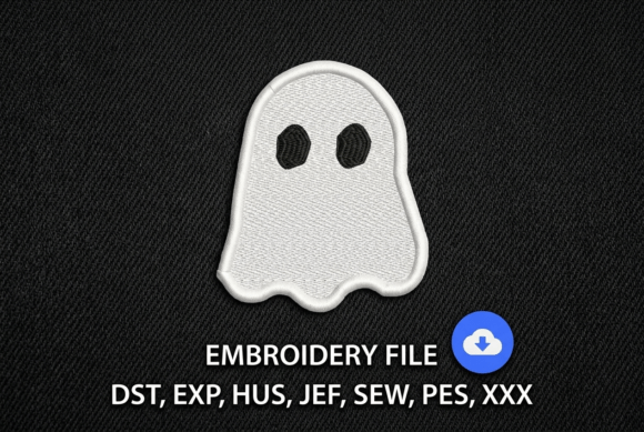 Minimalist Ghost Embroidery File Spooky Review