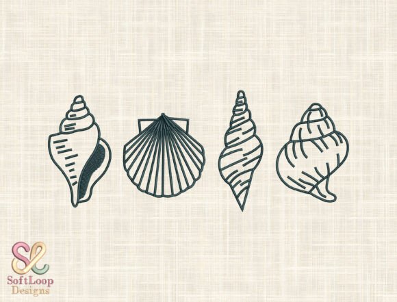 Ocean Embroidery Design: A Coastal Touch for Seasonal Goods