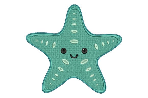 Starfish Embroidery - Summer Embroidery